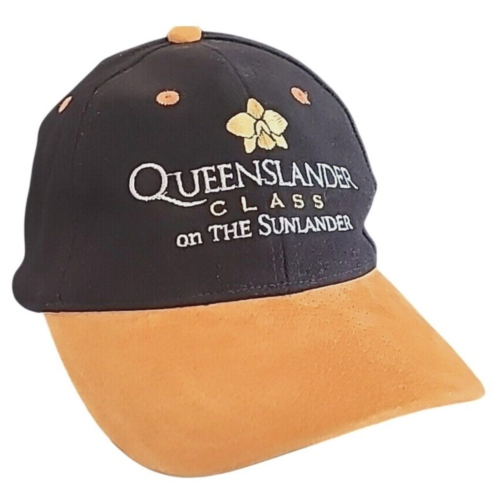 Queenslander On The Sunlander Class Hat Cap Curved Bill 6-panel Australia Train